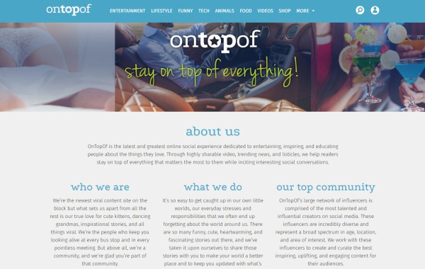 OnTopOf Blog